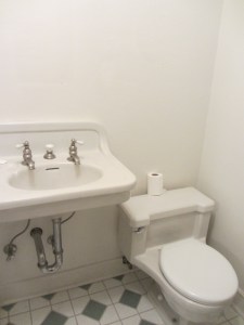 bathroom sink and toilet before