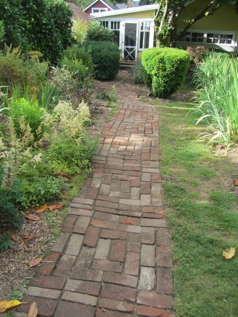 Evan's brick path