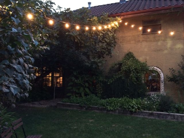 Corson from the garden