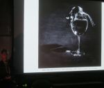 AS , mouse on a glass