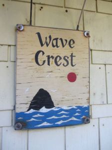 Wave Crest sign