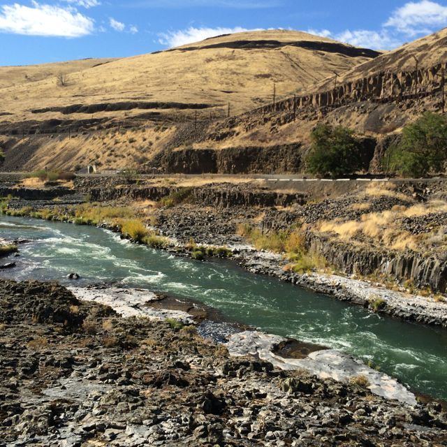 Deschutes at Sherars falls