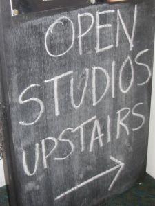 open studios sign