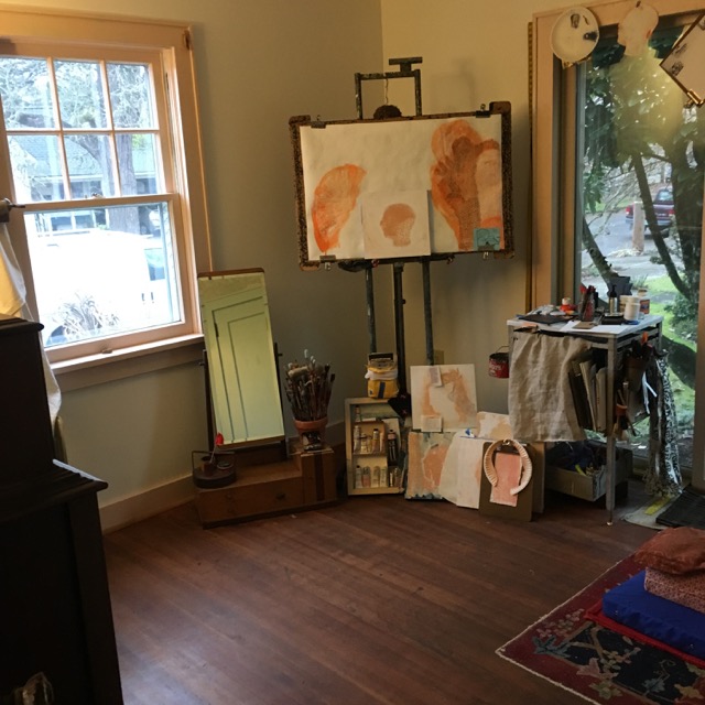Julie Green's studio
