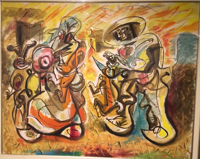 Andre Masson, "Les Tueuers des Lapins, 1966