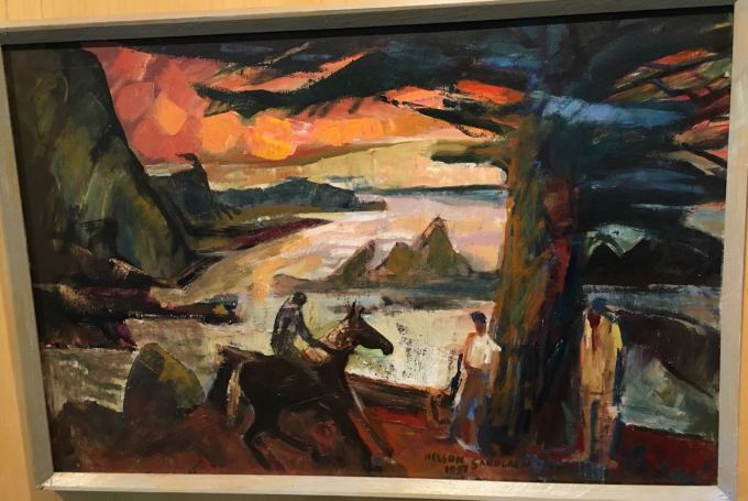 Nelson Sandgren, 1997, "Evening Rider by the Sea"